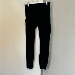 Lululemon Black High-Waisted Leggings. 7/8 length